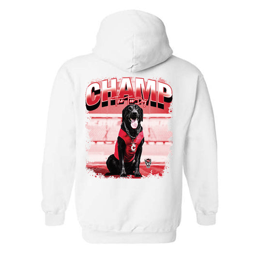 NC State - Ripken : - Champ on the Stadium Hooded Sweatshirt-1