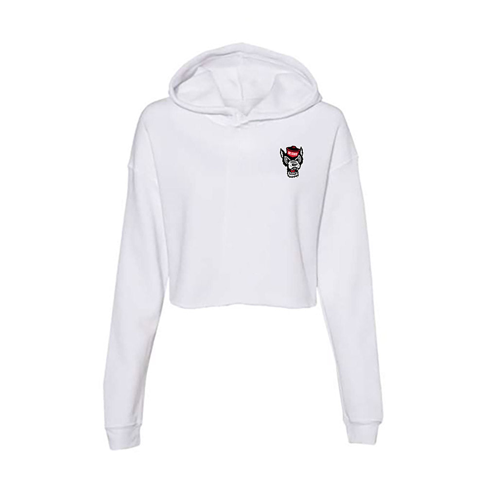 NC State - Ripken : - Champ on the Stadium Women's Crop Fleece Hoodie-0