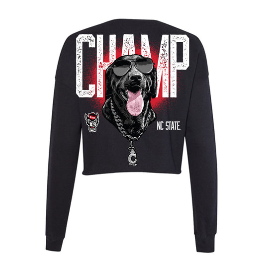 NC State - Ripken : - Champ Women's Cropped Crew Fleece-1