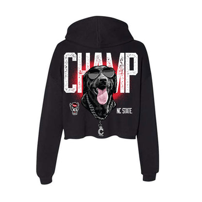 NC State - Ripken : - Champ Women's Crop Fleece Hoodie-1