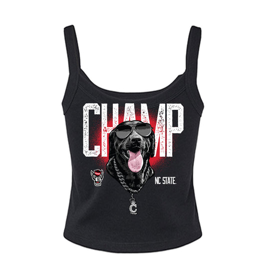 NC State - Ripken : - Champ Women’s Rib Cropped Tank Top-1