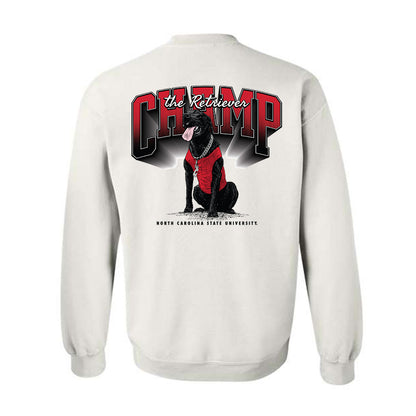 NC State - Ripken : - Champ The Retriever Crewneck Sweatshirt-1