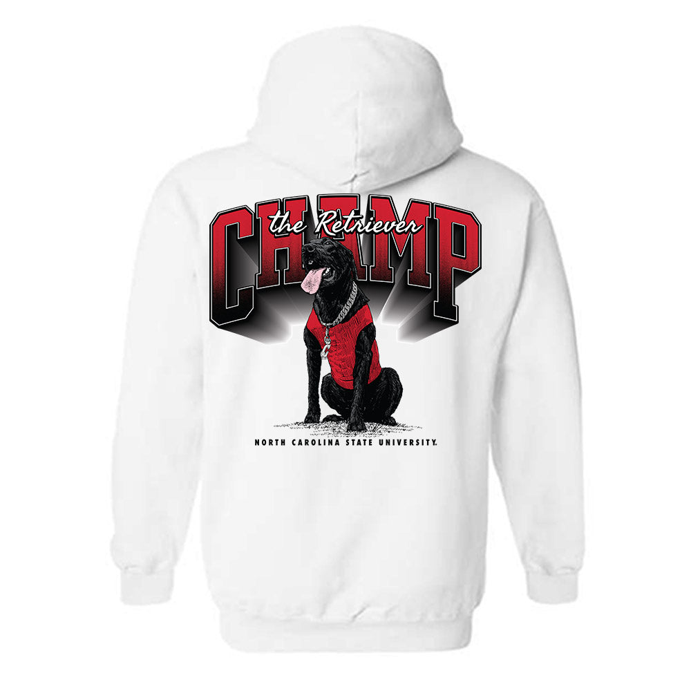 NC State - Ripken : - Champ The Retriever Hooded Sweatshirt-1