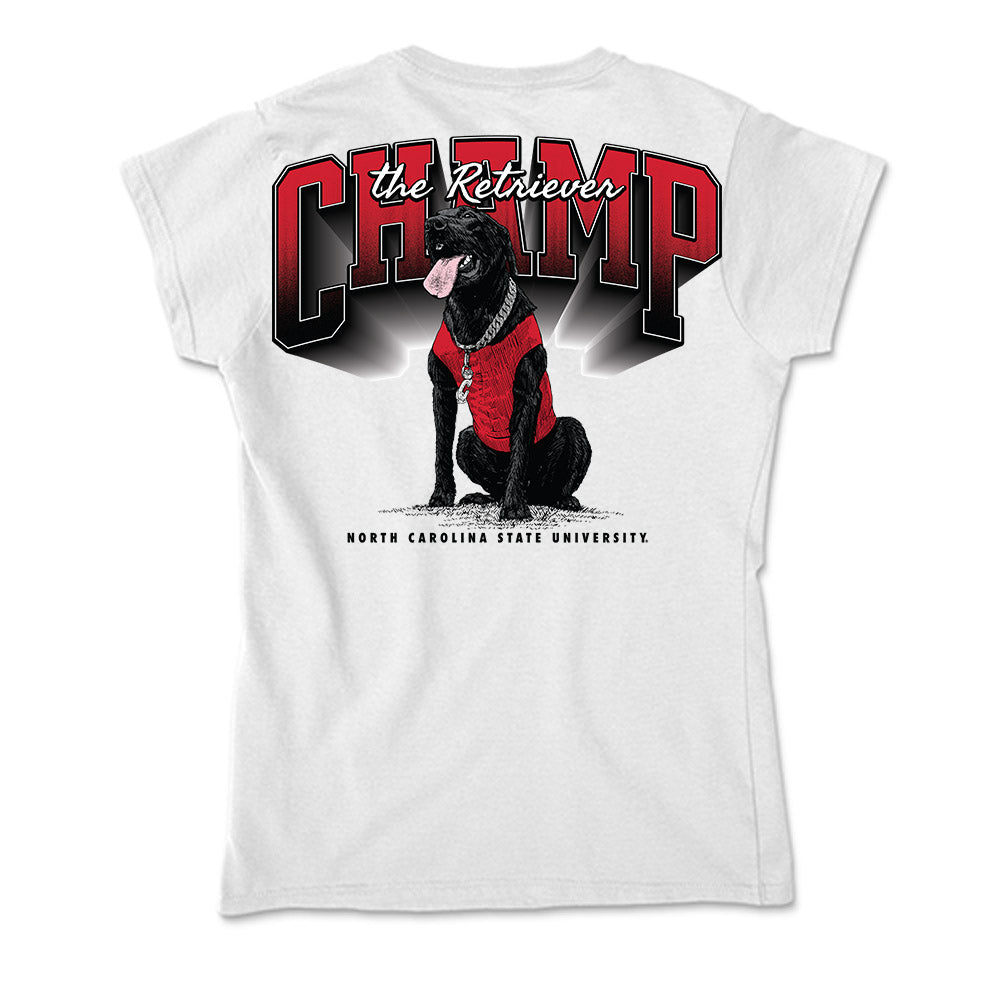 NC State - Ripken : - Champ The Retriever Soft Style Women’s T-Shirt-1