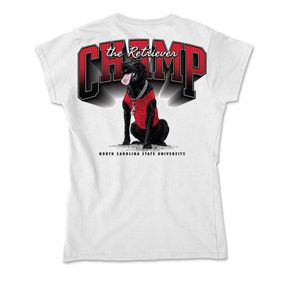 NC State - Ripken : - Champ The Retriever Soft Style Women’s T-Shirt-1