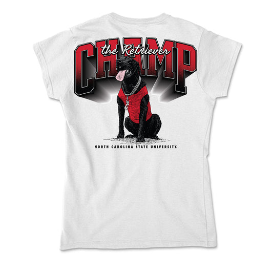 NC State - Ripken : - Champ The Retriever Soft Style Women’s T-Shirt-1