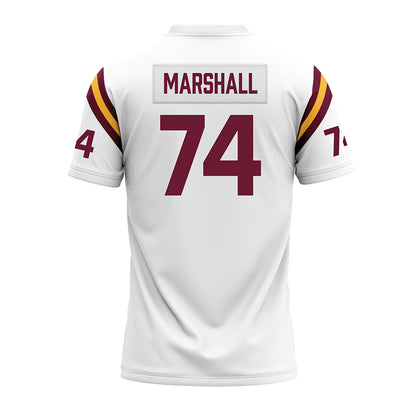 Minnesota - NCAA Football : Marcellus Marshall - 1960 White Premium Football Jersey-1