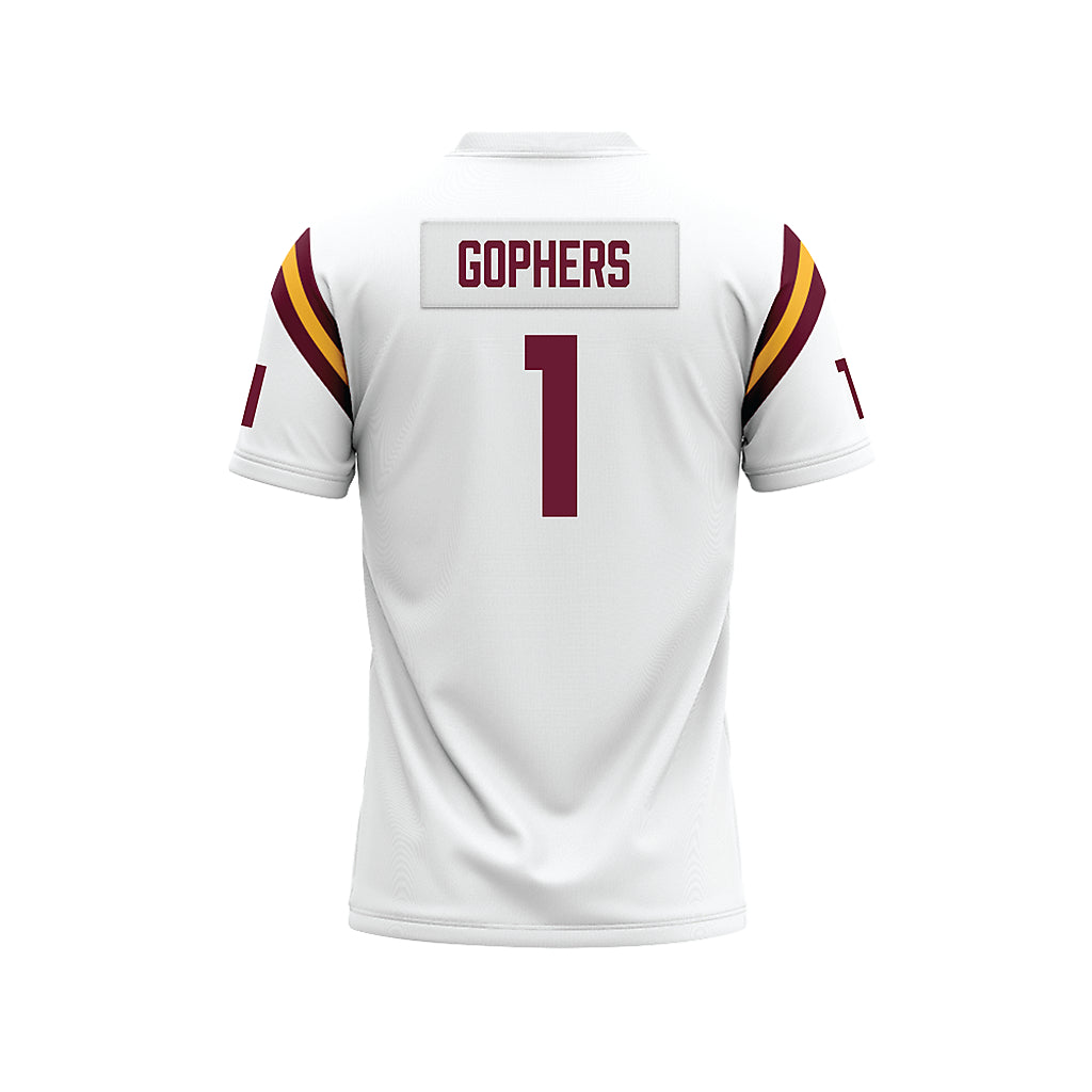 AAThread - Default Organization : 1 Athlete - 1960 White Premium Football Jersey-1