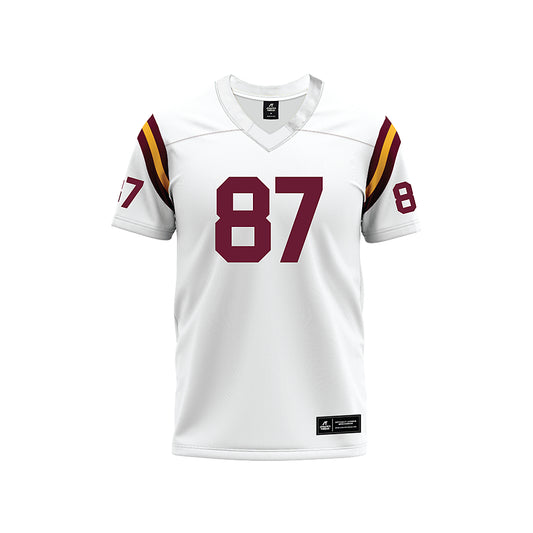 Minnesota - NCAA Football : Drew Biber - 1960 White Premium Football Jersey-0
