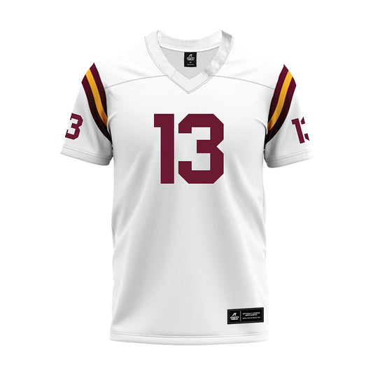 Minnesota - NCAA Football : Mike Gerald - 1960 White Premium Football Jersey-0