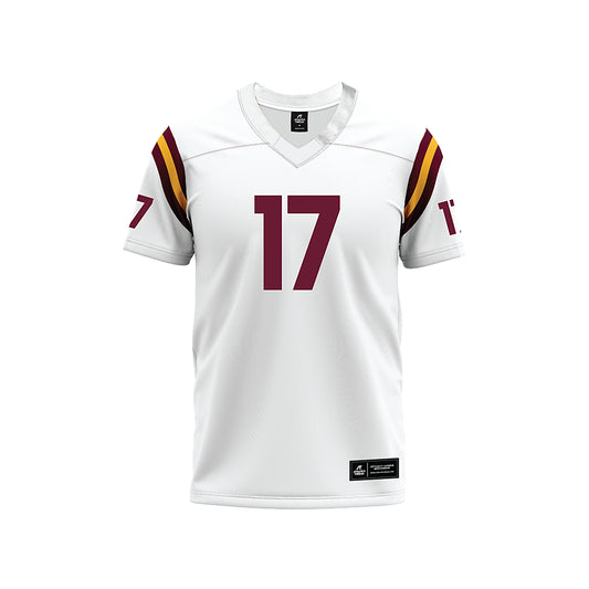 Minnesota - NCAA Football : John Nestor - 1960 White Premium Football Jersey-0