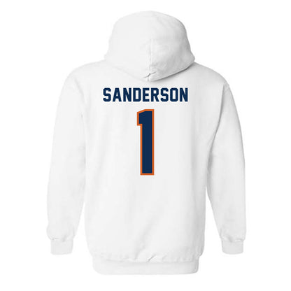 Wheaton IL - NCAA Women's Volleyball : Sarah Sanderson - Classic Shersey Hooded Sweatshirt-1