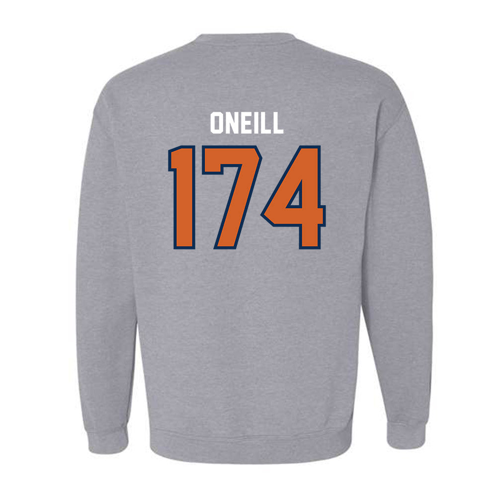 Wheaton IL - NCAA Wrestling : Elias ONeill - Classic Shersey Crewneck Sweatshirt-1