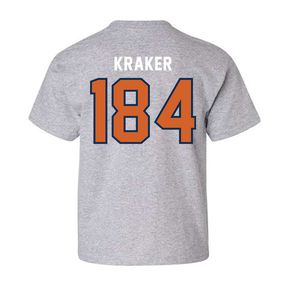 Wheaton IL - NCAA Wrestling : Jacob Kraker - Classic Shersey Youth T-Shirt-1
