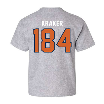 Wheaton IL - NCAA Wrestling : Jacob Kraker - Classic Shersey Youth T-Shirt-1