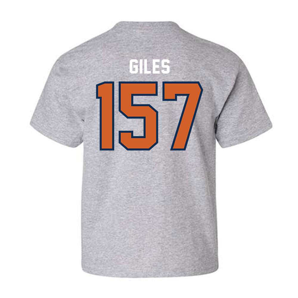 Wheaton IL - NCAA Wrestling : Deonta Giles - Classic Shersey Youth T-Shirt-1