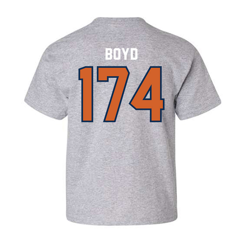 Wheaton IL - NCAA Wrestling : Garrett Boyd - Classic Shersey Youth T-Shirt-1