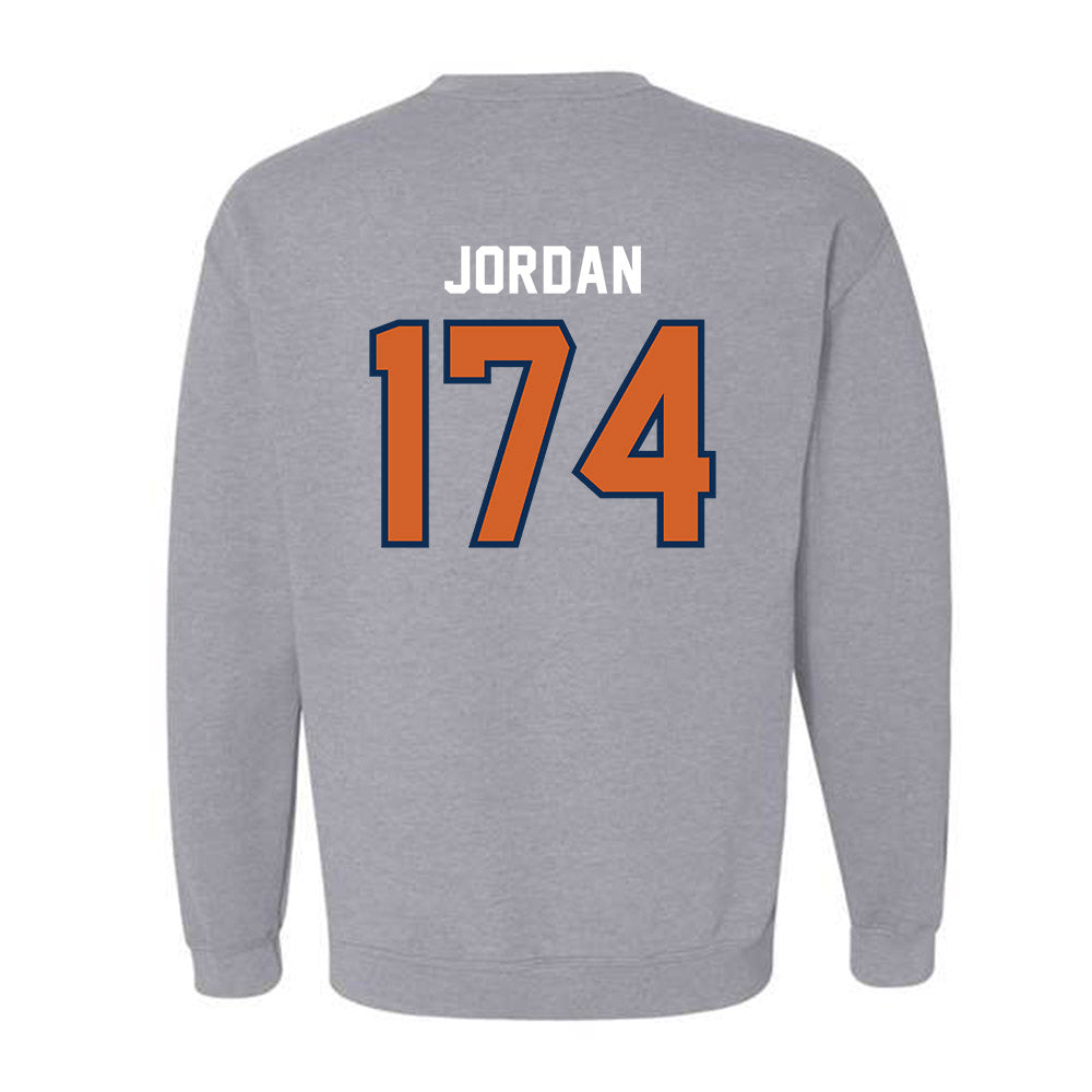 Wheaton IL - NCAA Wrestling : Drew Jordan - Classic Shersey Crewneck Sweatshirt-1