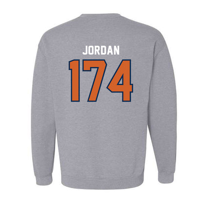 Wheaton IL - NCAA Wrestling : Drew Jordan - Classic Shersey Crewneck Sweatshirt-1