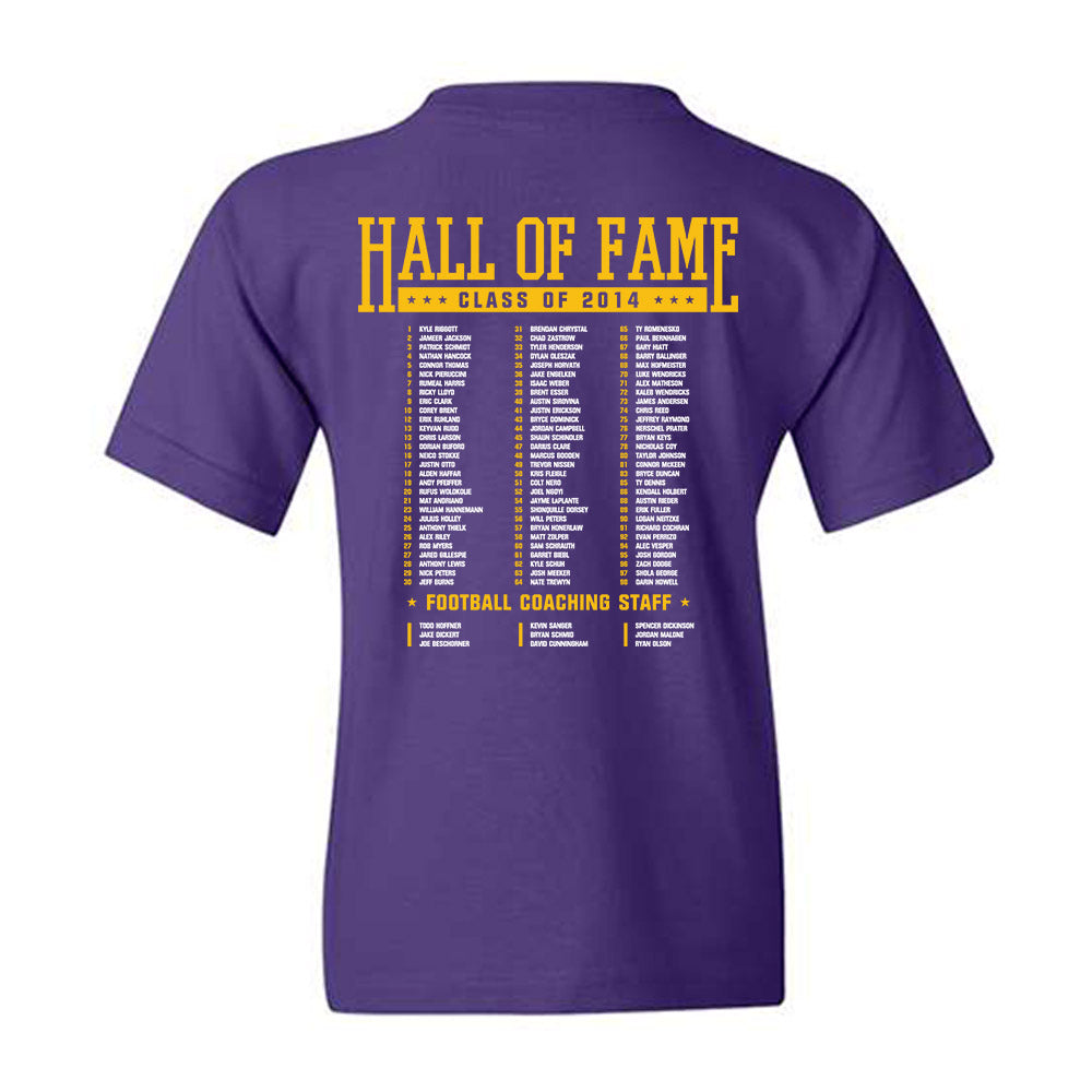 Minn. St. - NCAA Football : 2014 Football Hall of Fame Youth T-Shirt-1