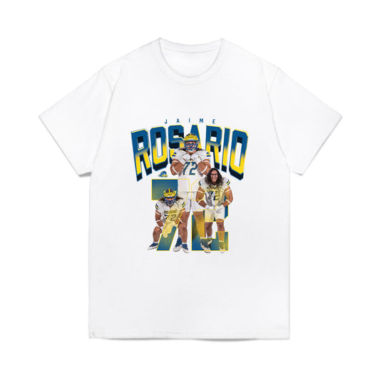 Delaware - NCAA Football : Jaime Rosario - Collage Comfort Colors T-Shirt-0