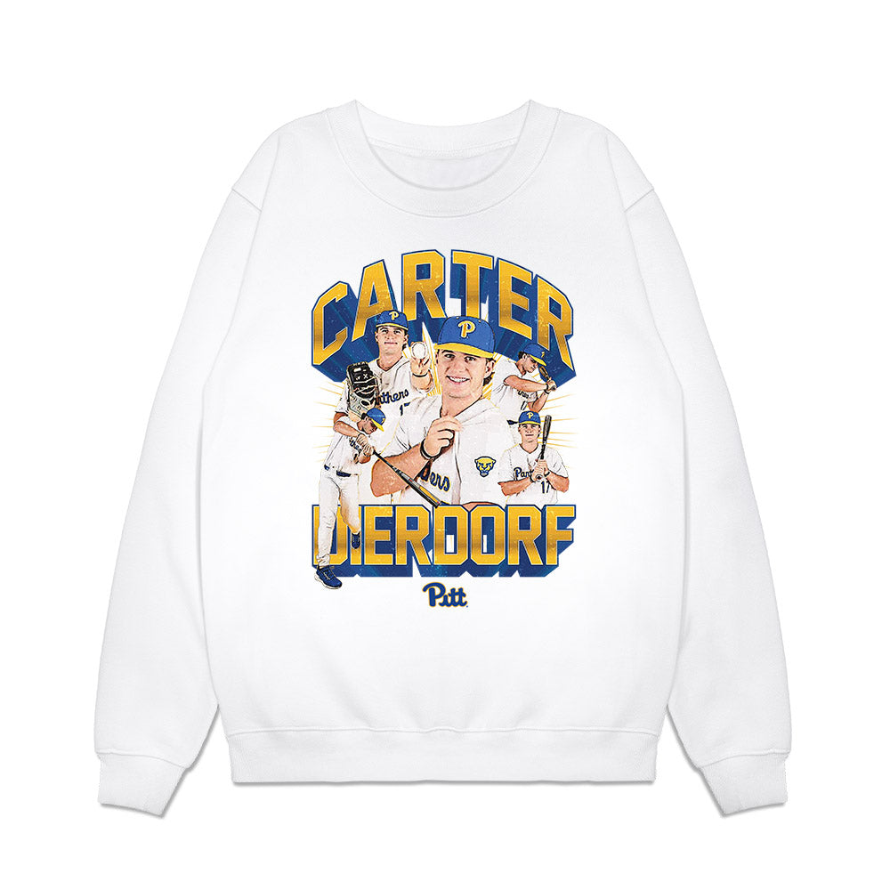 Pittsburgh - NCAA Baseball : Carter Dierdorf - Collage Premium Crewneck Sweatshirt-0