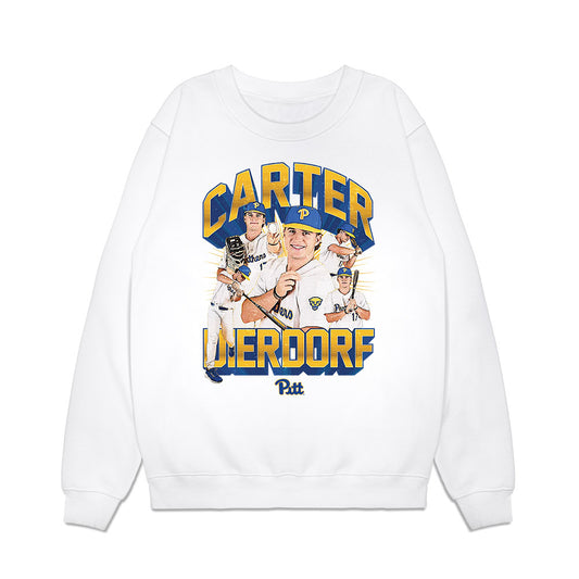 Pittsburgh - NCAA Baseball : Carter Dierdorf - Collage Premium Crewneck Sweatshirt-0