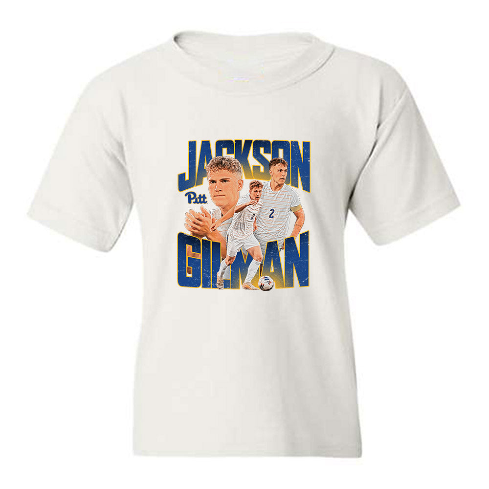 Pittsburgh - NCAA Men's Soccer : Jackson Gilman - Collage Youth T-Shirt-0