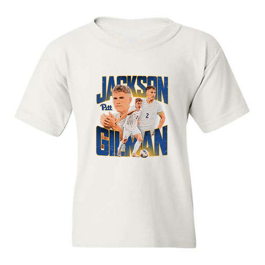 Pittsburgh - NCAA Men's Soccer : Jackson Gilman - Collage Youth T-Shirt-0