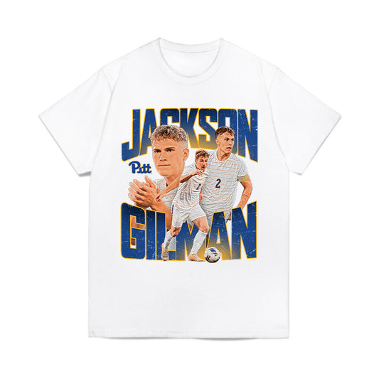 Pittsburgh - NCAA Men's Soccer : Jackson Gilman - Collage Comfort Colors T-Shirt-0