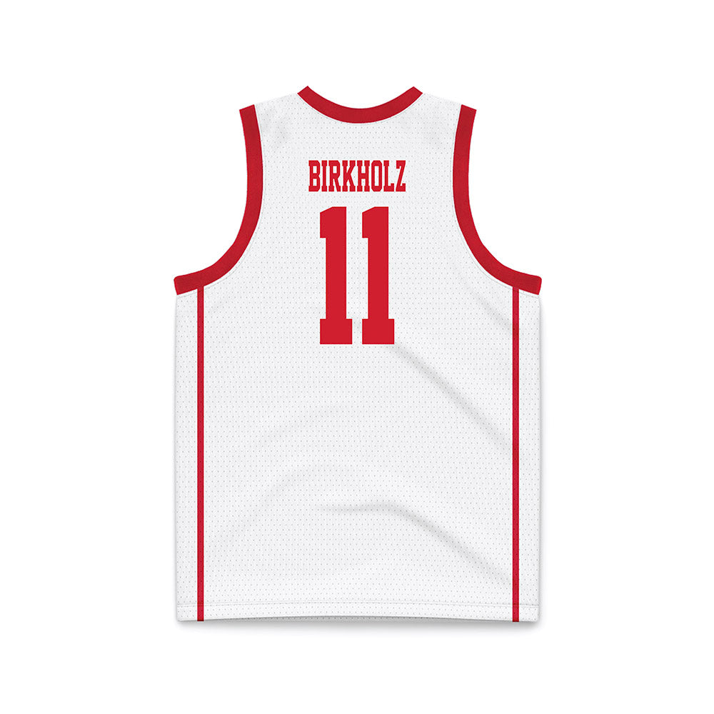 MSUM - NCAA Men's Basketball : Levi Birkholz - White Basketball Jersey-1