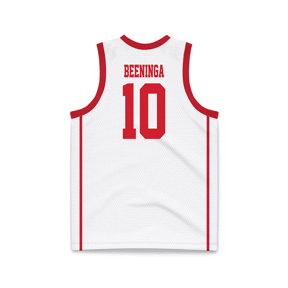 MSUM - NCAA Men's Basketball : Eddie Beeninga - White Basketball Jersey-1