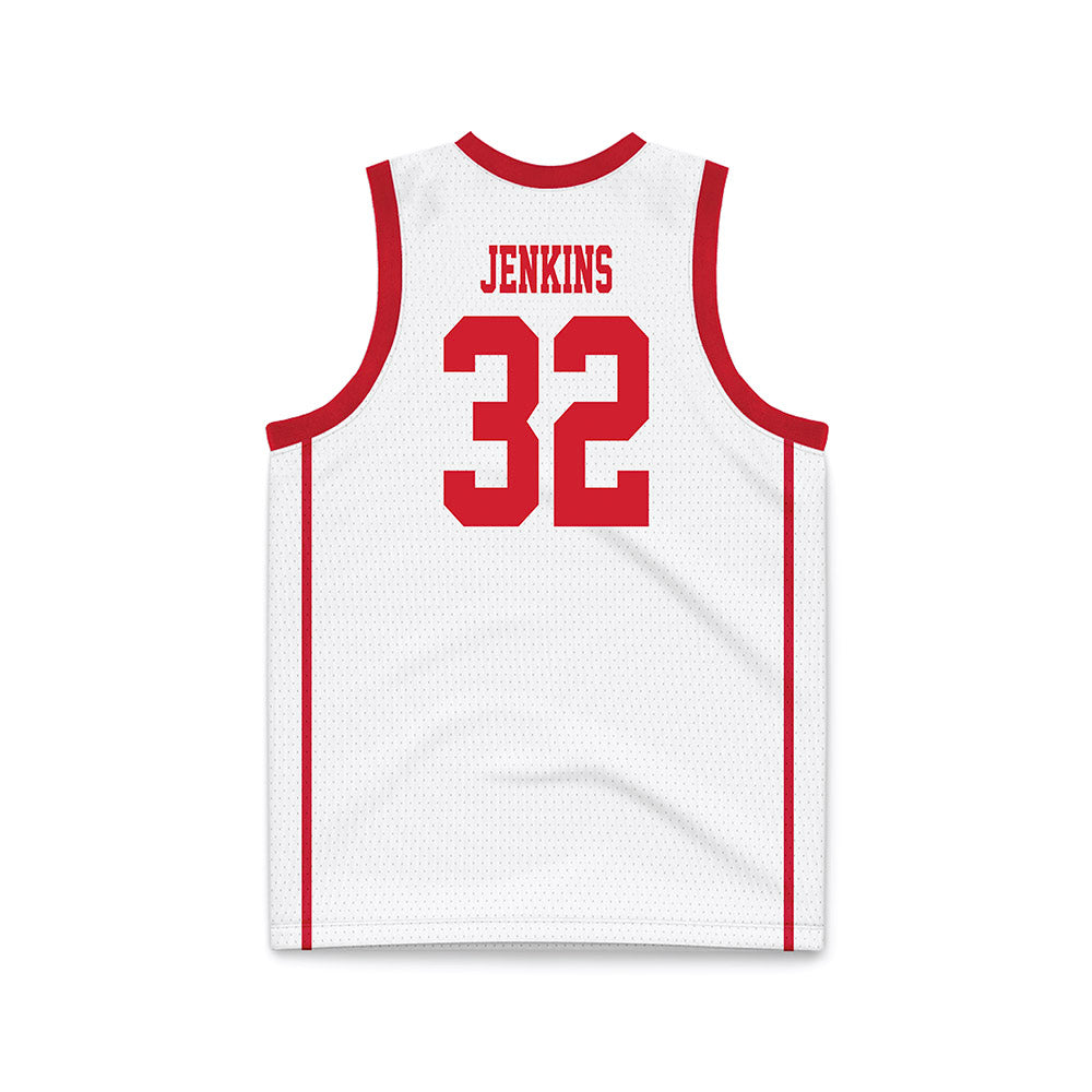 MSUM - NCAA Men's Basketball : Adam Jenkins - White Basketball Jersey-1