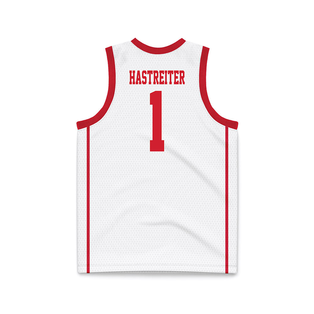 MSUM - NCAA Men's Basketball : Sam Hastreiter - White Basketball Jersey-1