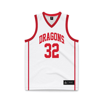 MSUM - NCAA Men's Basketball : Adam Jenkins - White Basketball Jersey-0