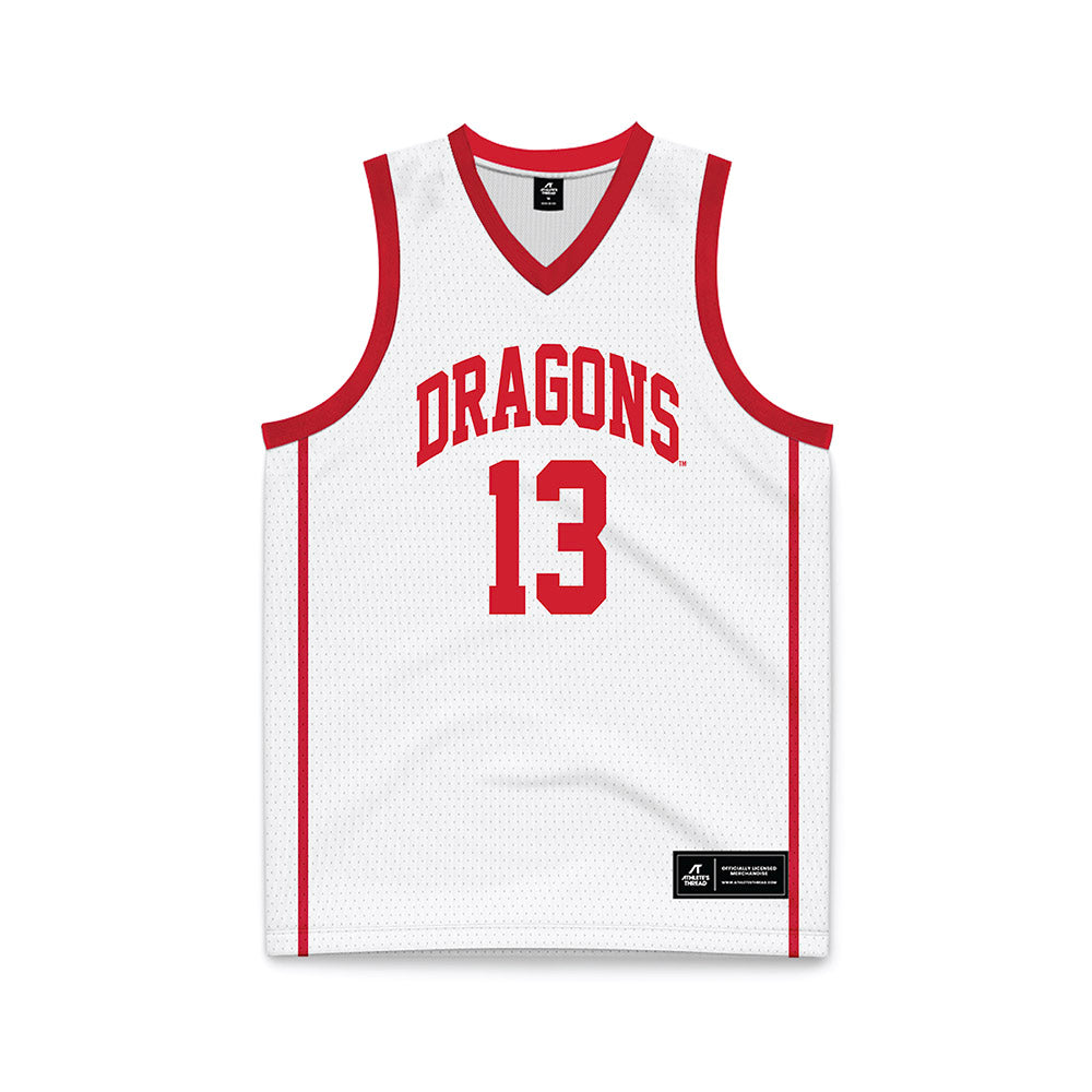 MSUM - NCAA Men's Basketball : Timaris Brown - White Basketball Jersey-0