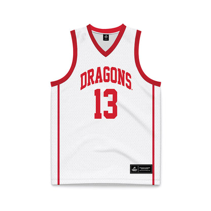 MSUM - NCAA Men's Basketball : Timaris Brown - White Basketball Jersey-0