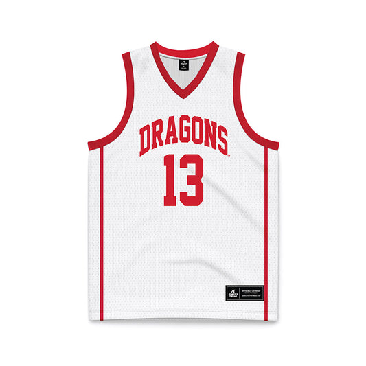 MSUM - NCAA Men's Basketball : Timaris Brown - White Basketball Jersey-0