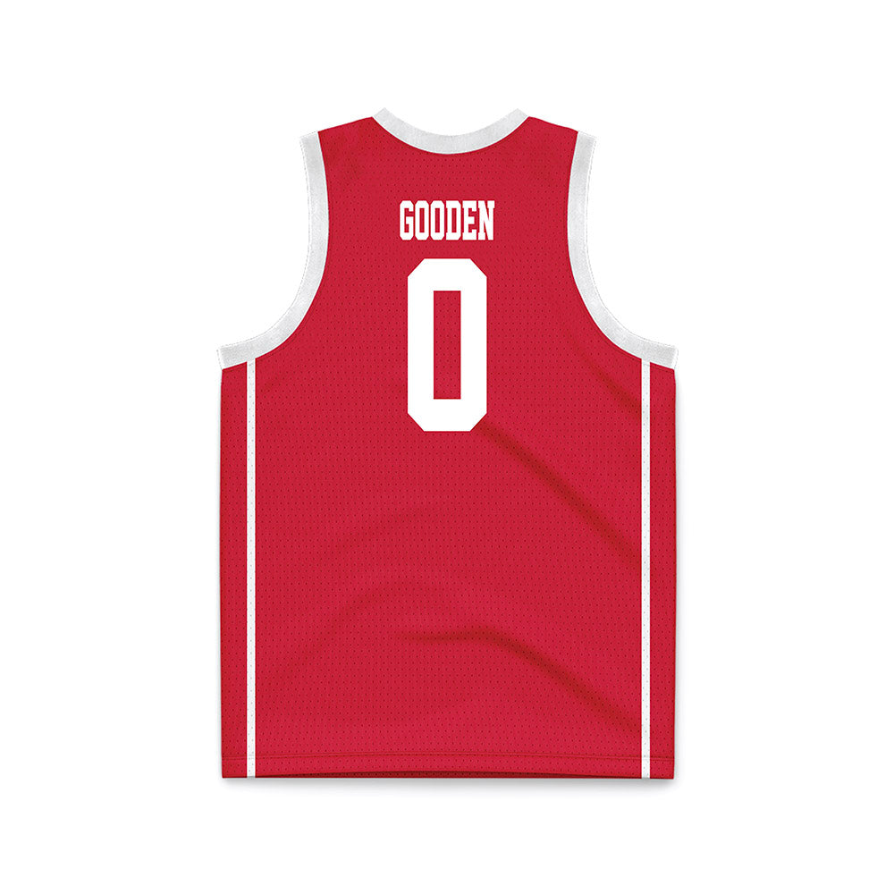 MSUM - NCAA Men's Basketball : Dominic Gooden - Red Basketball Jersey-1