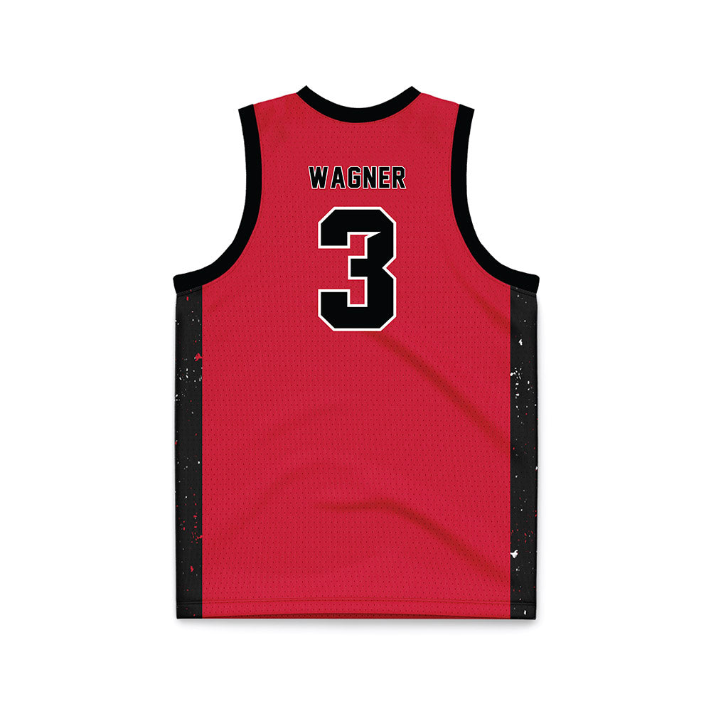 MSUM - NCAA Women's Basketball : Adie Wagner - Red Basketball Jersey-1