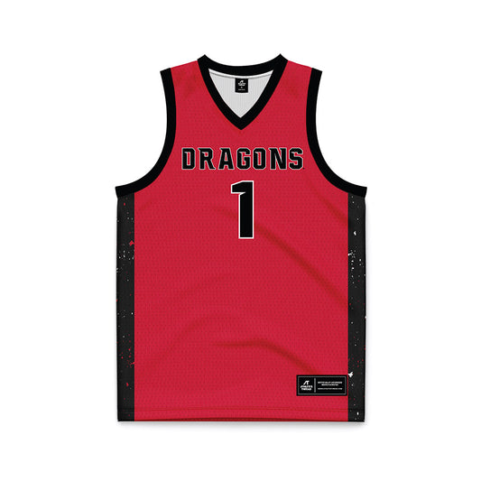 MSUM - NCAA Women's Basketball : Grace Massaquoi - Red Basketball Jersey-0