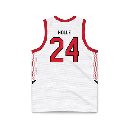 MSUM - NCAA Women's Basketball : Mara Holle - White Basketball Jersey-1