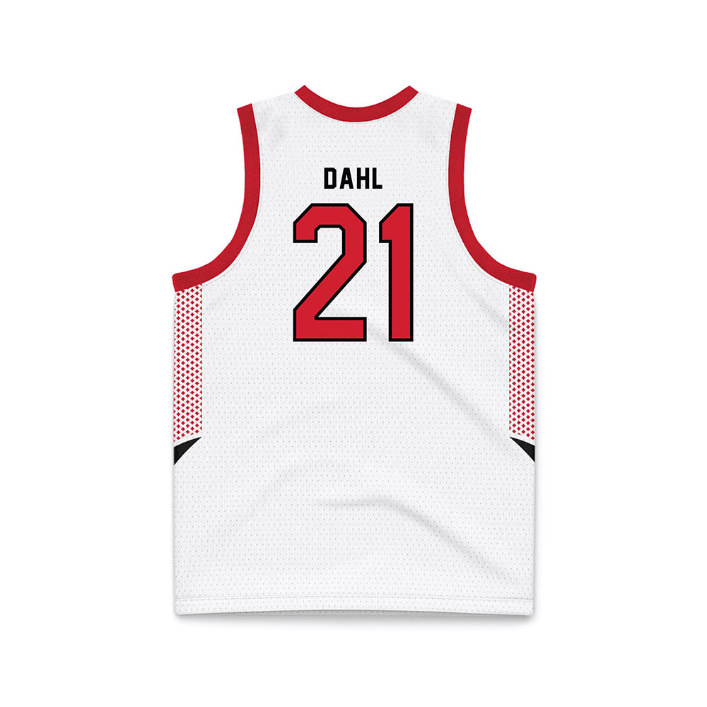 MSUM - NCAA Women's Basketball : Sydney Dahl - White Basketball Jersey-1