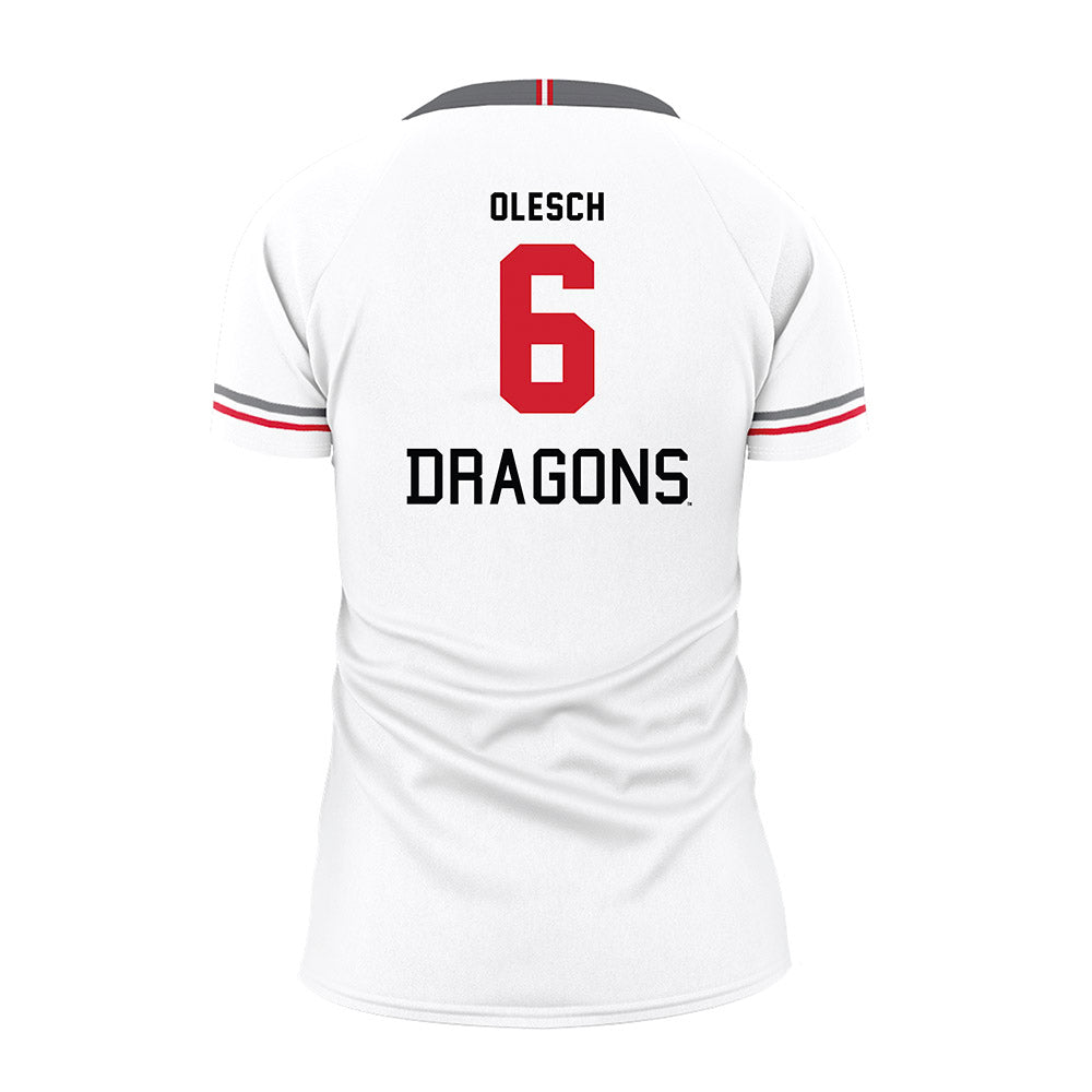 MSUM - NCAA Women's Volleyball : Kiara Olesch - White Volleyball Jersey-1