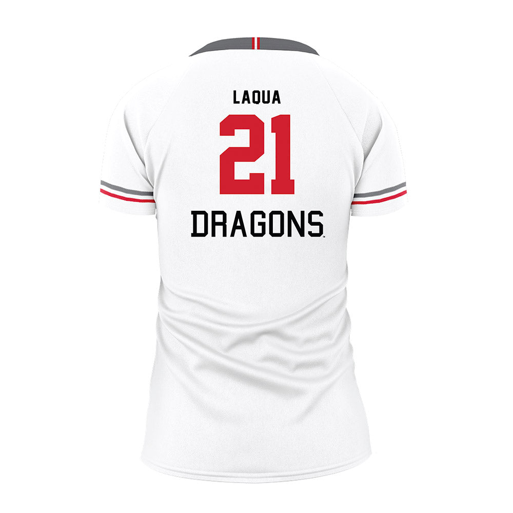 MSUM - NCAA Women's Volleyball : Leah Laqua - White Volleyball Jersey-1