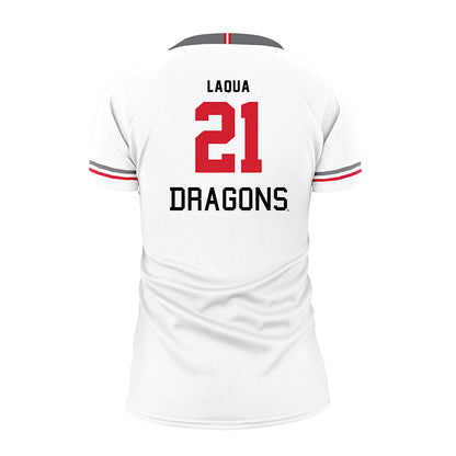 MSUM - NCAA Women's Volleyball : Leah Laqua - White Volleyball Jersey-1