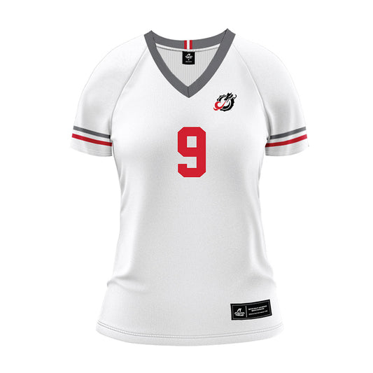 MSUM - NCAA Women's Volleyball : Brielle Riess - White Volleyball Jersey-0