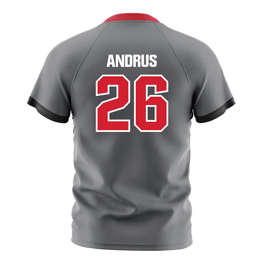 MSUM - NCAA Women's Soccer : Mattie Andrus - Grey Soccer Jersey-1