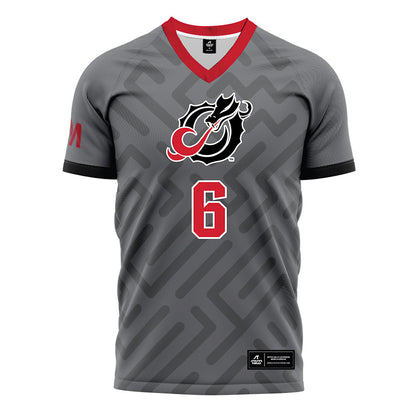 MSUM - NCAA Women's Soccer : Ana Cecilia Walker - Grey Soccer Jersey-0