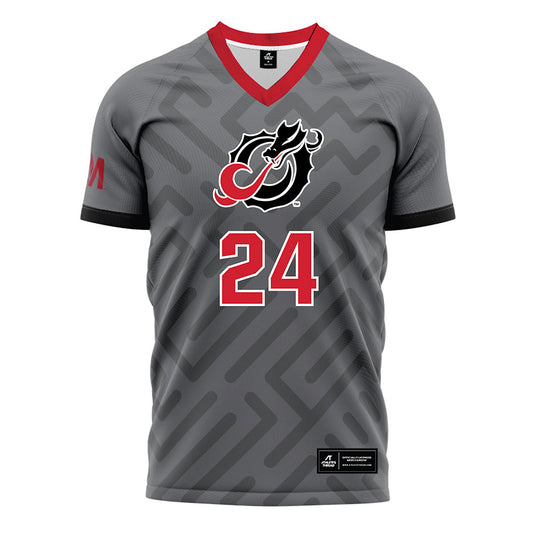 MSUM - NCAA Women's Soccer : Taytum Byndon - Grey Soccer Jersey-0